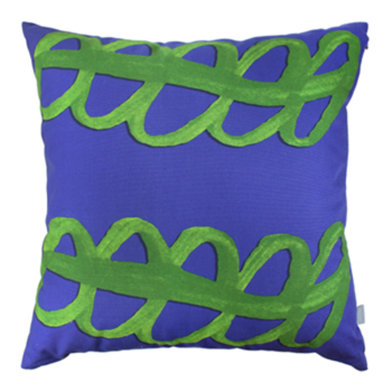 kale leaf cushion